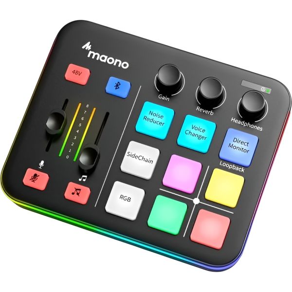 Mezclador de Audio Maono G1 Neo RGB - Negro
