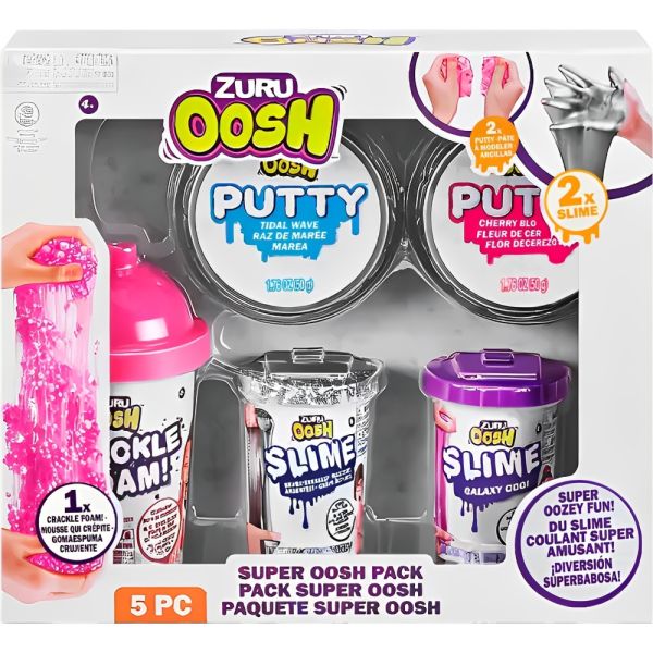 Kit Slime Zuru Oosh 86124 - 5 piezas