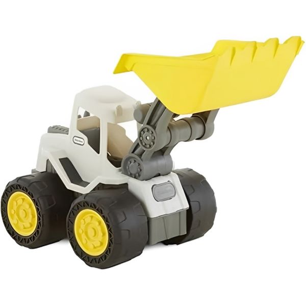 Camión Little Tikes Dirt Diggers 2 en 1 con Cargadora Frontal - Gris/Amarillo