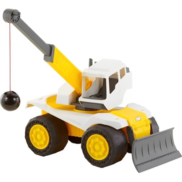 Camión Little Tikes Arado & Demoledora Dirt Diggers 2 en 1 - Amarillo/Gris