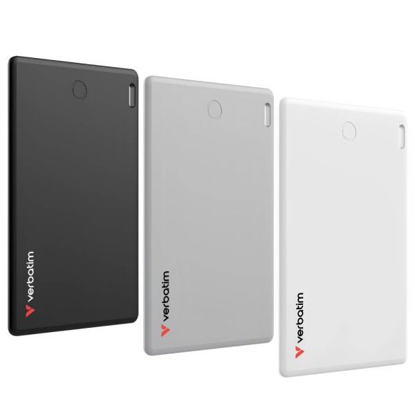 Localizador Verbatim My Finder Card 32140 Bluetooth - Black/Silver/White 3 piezas