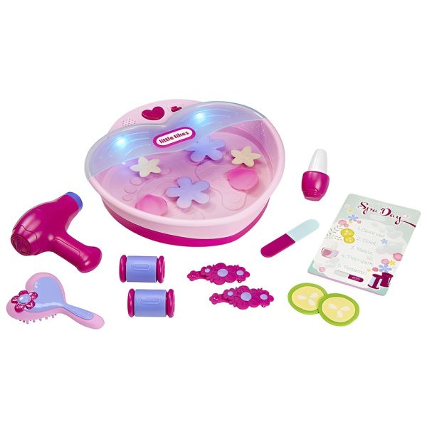 Set de Spa Play & Pamper Little Tikes - Rosa 17 piezas