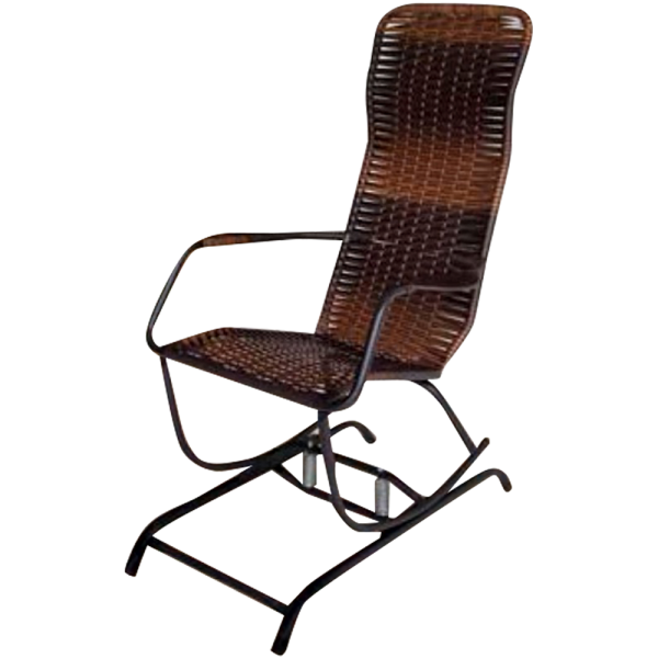 Silla Famais Balanza con Resorte - Marrón/Negro