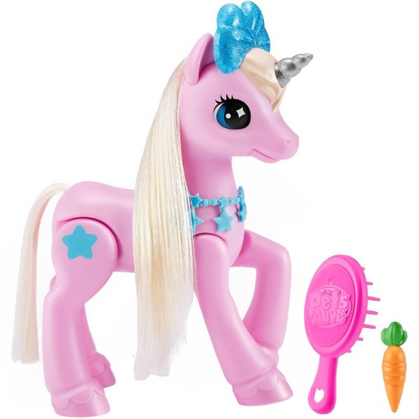 Unicornio Zuru Pets Alive My Magical Unicorn & Stable 9545