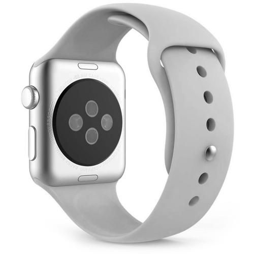 Correa Silicona 4Life para Apple Watch caja de 42/44/45/49 mm - Gris Pardo