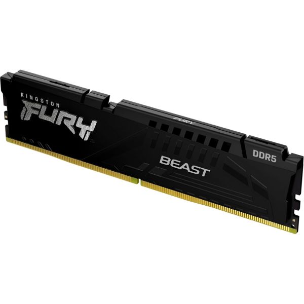Memoria RAM DDR5 Kingston 5200 MHz 32 GB Fury Beast KF552C36BBE-32 - Negro