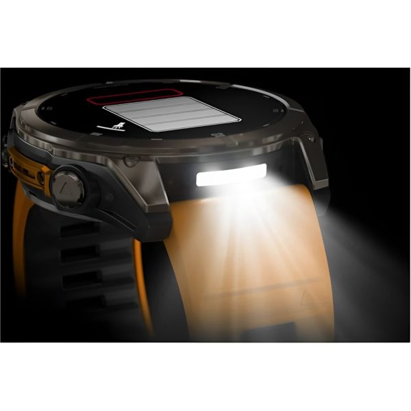 Reloj Smartwatch Garmin Fēnix 8 Sapphire 51 mm - Orange/Titanium (010-02905-10)