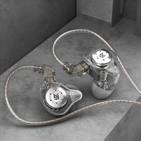 Auricular Retorno KZ EDX Pro 3.5 mm - Crystal