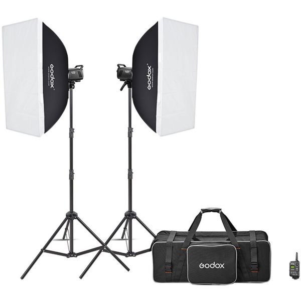 Kit Flash de Estudio Godox MS200-F 220v