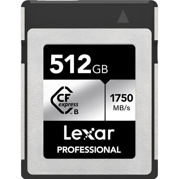 Memoria CFexpress Lexar Professional Tipo B Silver 1750 MB/s-1300 MB/s 512 GB (LCXEXSL512G-RNENG)