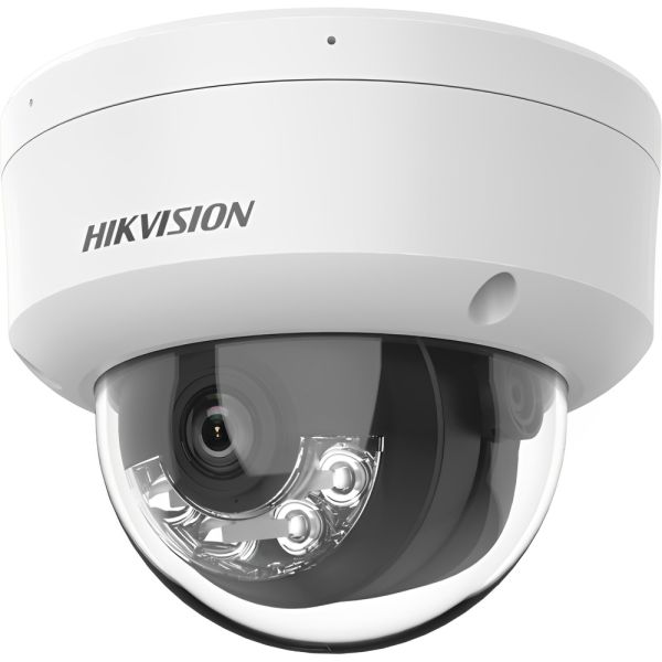 Cámara de Vigilancia IP Hikvision Domo DS-2CD1163G2-LIU  Smart Hybrid Light 6MP - Blanco/Negro