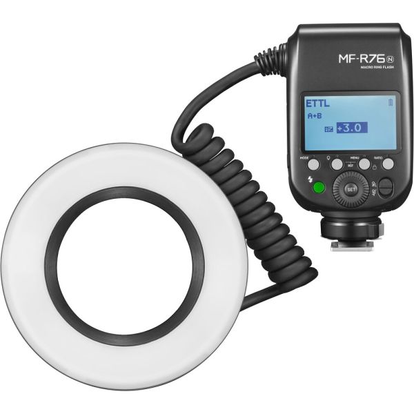 Flash Circular Macro Godox MF-R76N para Nikon