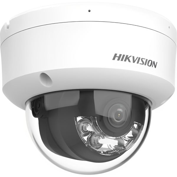 Cámara de Vigilancia IP Hikvision Domo DS-2CD1183G2-LIU Smart Hybrid Light 8MP - Blanco/Negro