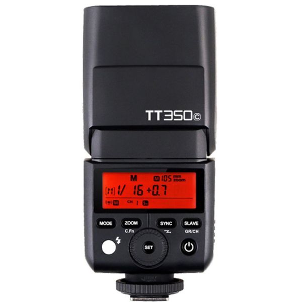 Flash Godox TT350 para Canon - Negro