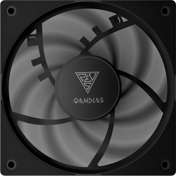 Cooler Gamdias Notus M1-1201 PWM para Gabinete - Negro