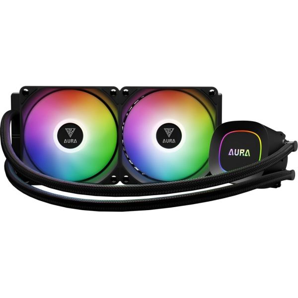 Cooler Líquido Gamdias Aura GL240 Lite ARGB para CPU - Negro
