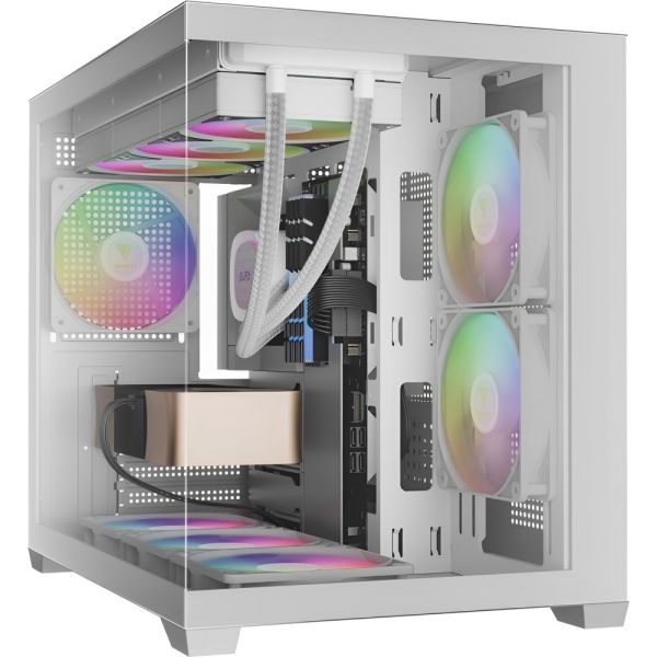 Gabinete Gamer Gamdias Aura GC10M ARGB Micro Tower