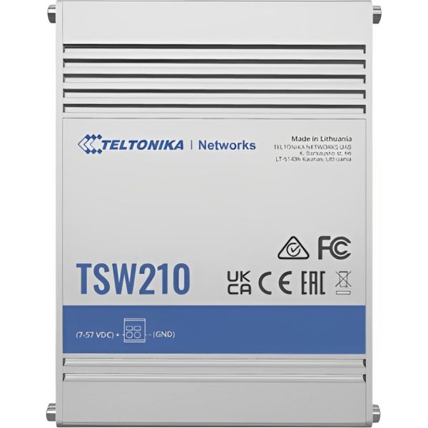 Router Industrial Teltonika TSW210 Gigabit/2SFP - Blanco