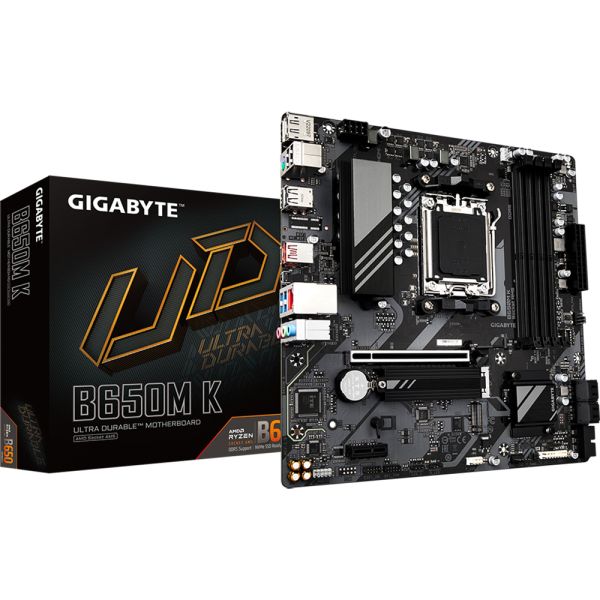 Placa Madre Gigabyte B650M K AM5 DDR5 Micro ATX