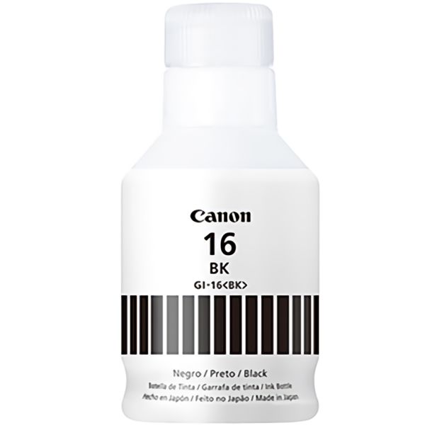 Botella de Tinta Canon GI-16 BK  - Negro 135mL