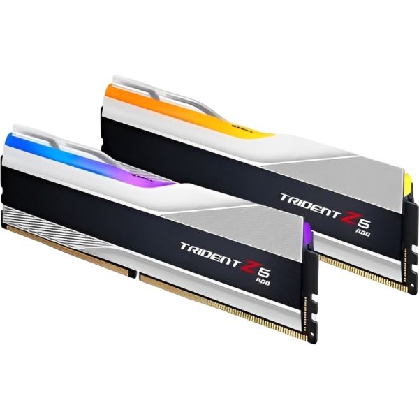 Memoria RAM DDR5 G.Skill Trident Z5 RGB 6800 MHz 32 GB (2 x 16 GB) - Plata/Negro (F5-6400J3239G16GX2 -TZ5RS)